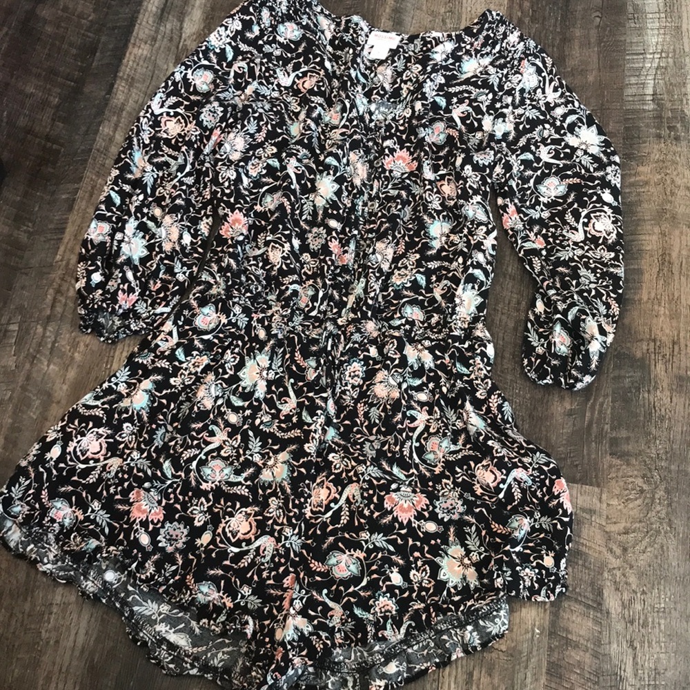 Mossimo floral romper